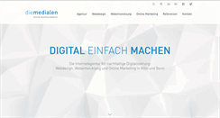 Desktop Screenshot of diemedialen.de