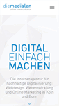 Mobile Screenshot of diemedialen.de